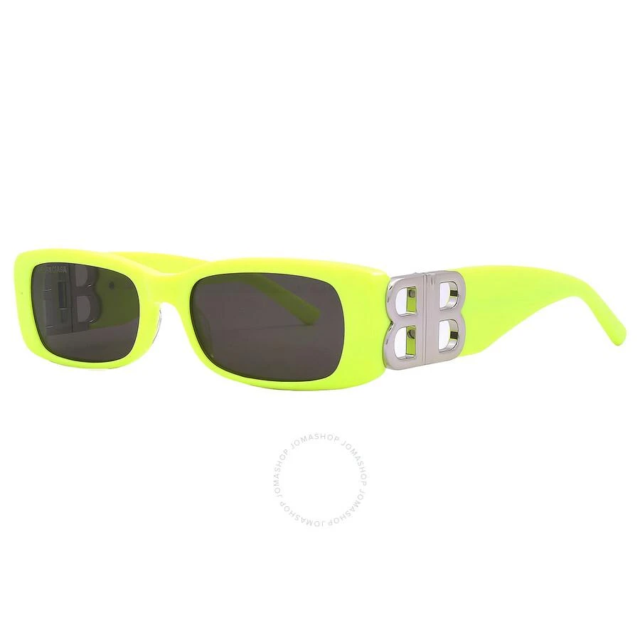 Balenciaga Grey Rectangular Ladies Sunglasses BB0096S 008 51 3