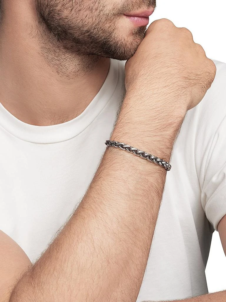 David Yurman Wheat Chain Bracelet in Sterling Silver, 6mm 8