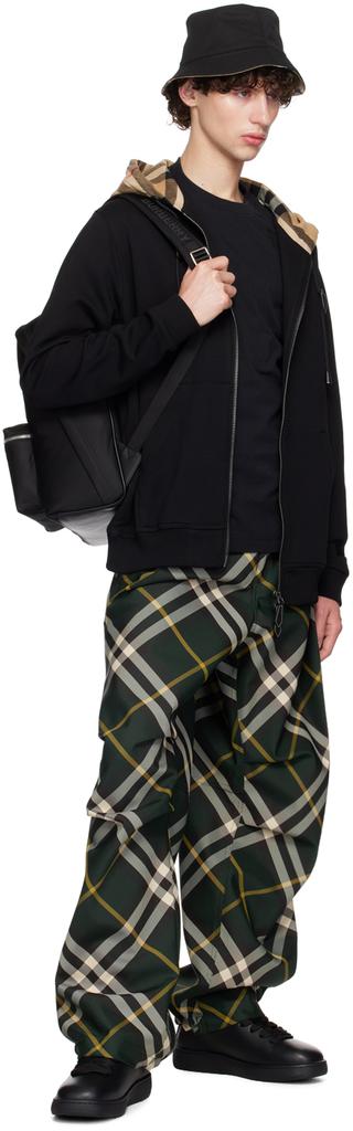 Burberry Black Leather Box Sneakers - Casual Shoes - Save
