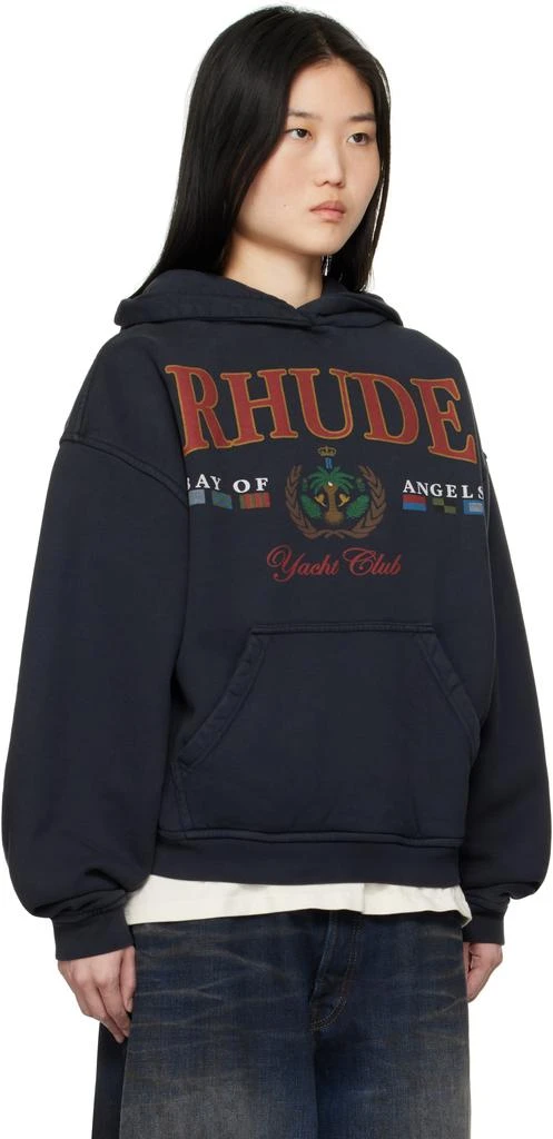 Rhude Navy 'Bay Of Angels Yacht Club' Hoodie 2