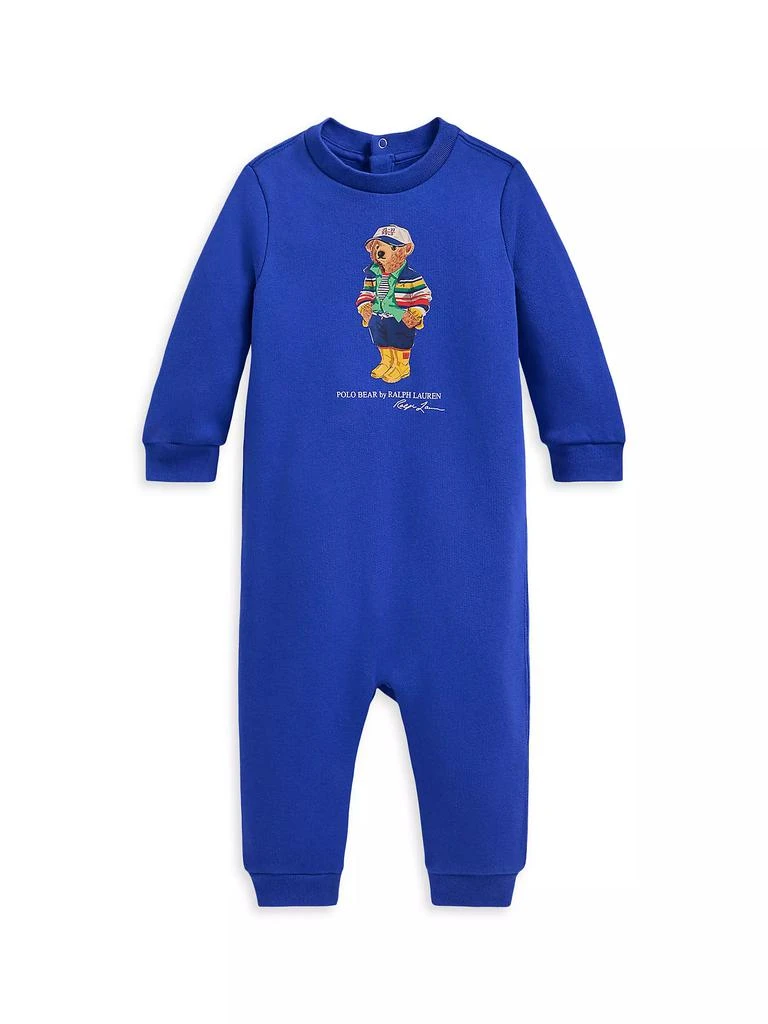 Ralph Lauren Baby Boy's Polo Bear Fleece Coveralls 1