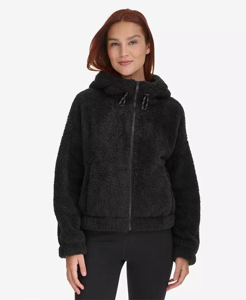 Calvin Klein Women
s Performance Oversized Hooded Sherpa Jacket