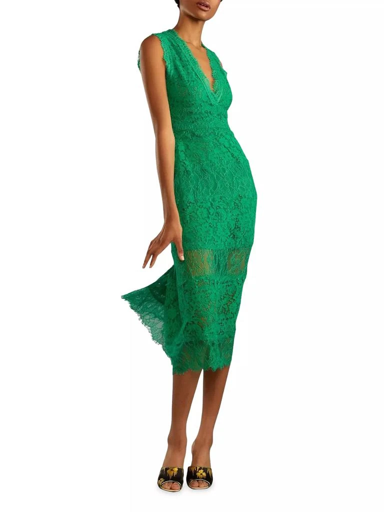 Cynthia Rowley Lace Sleeveless Midi-Dress 1