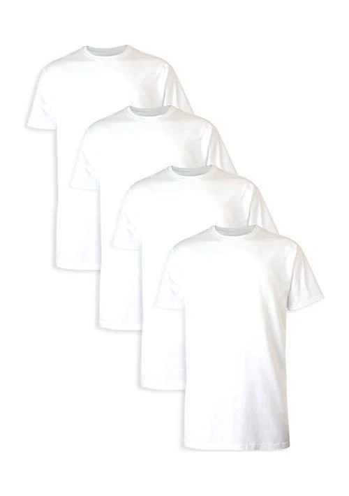 Hanes® Big Tall Short Sleeve Crew Neck T Shirt   4 Pack 1