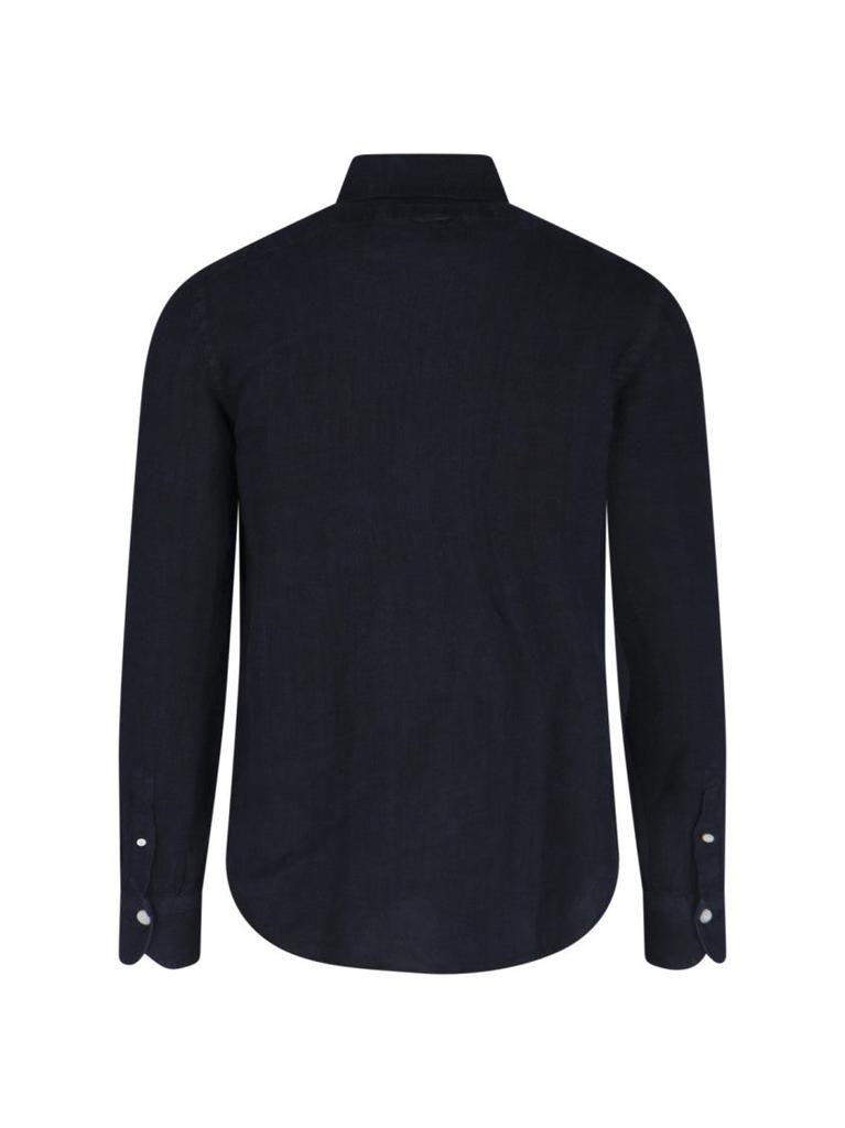 Finamore Linen Shirt – Black