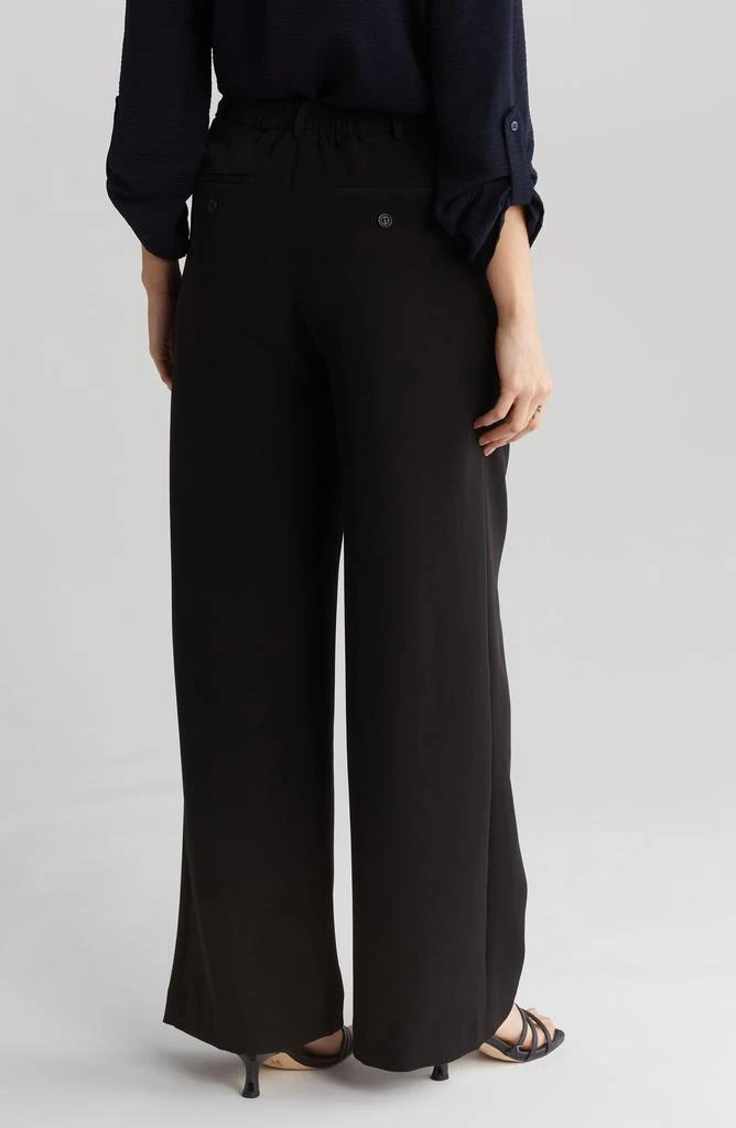 Laundry by Shelli Segal Belle Crepe Wide Leg Pants 2