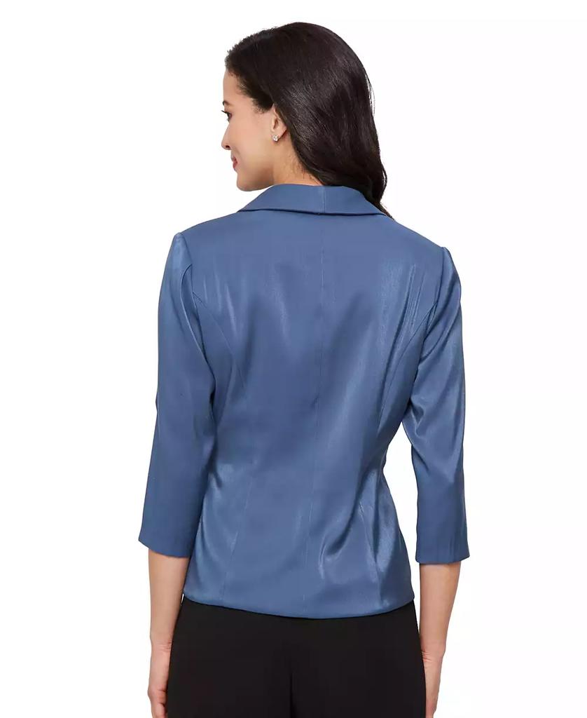 Alex Evenings Petite 3/4-Sleeve Jersey Jacket