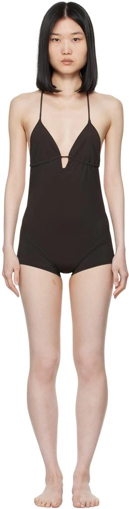 Paloma Wool Brown Norimaki Swimsuit 1