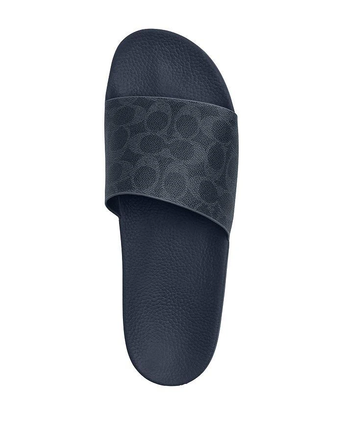 Coach Men
s Signature Canvas Pool Slides 7
