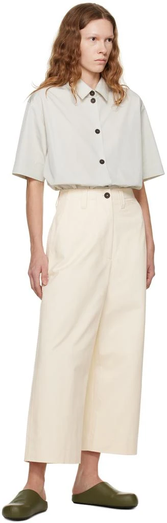 Studio Nicholson Off-White Asher Trousers 4