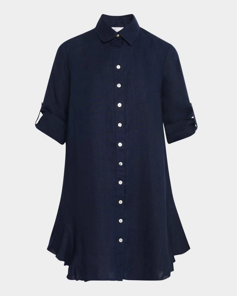 Finley Agatha Washed Linen Shirtdress 1