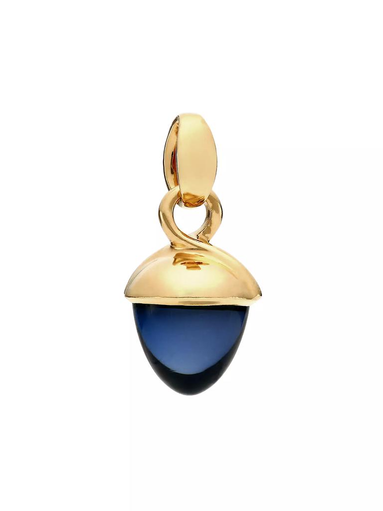 Tamara Comolli Mikado Bouquet 18K Rose Gold & London Topaz Acorn Pendant