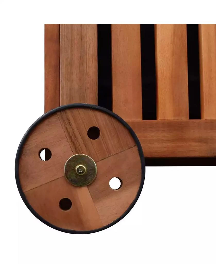 vidaXL Patio Storage Box 46"x20"x23" Wood 4