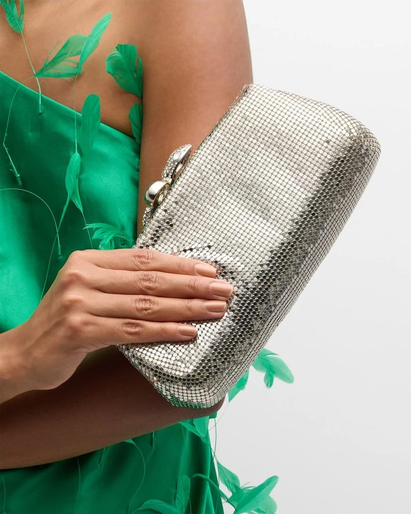 Whiting & Davis Embellished Evening Clutch Bag 4