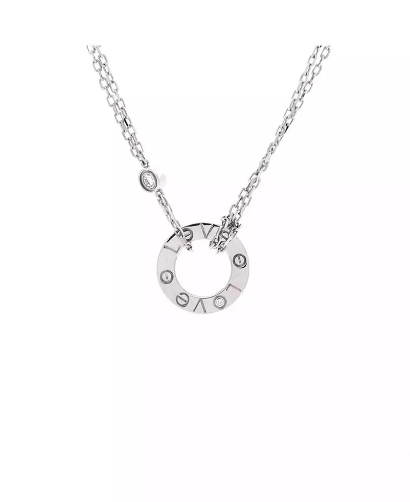 Cartier 2 Diamonds Love Pendant Necklace