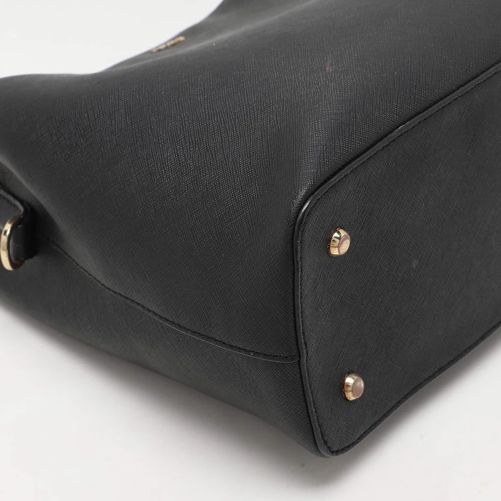 DKNY DKNY Black Saffiano Leather Bryant Park Bucket Bag 20