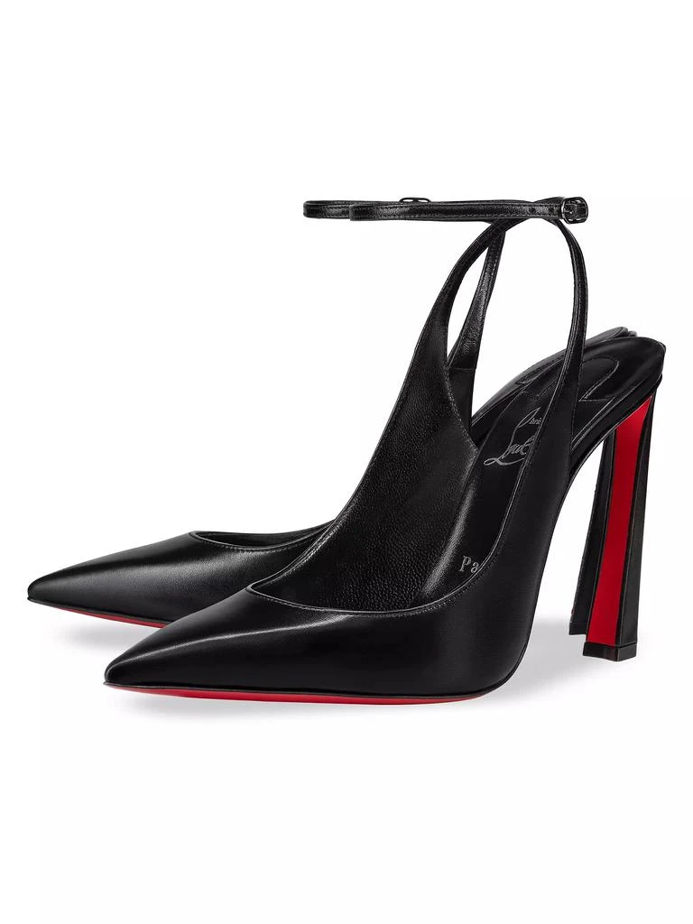 Christian Louboutin Condora 100MM Leather Ankle Strap Pumps 2