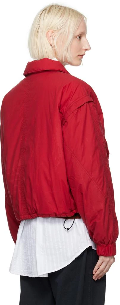 YMC YOU MUST CREATE Red Heath Bomber Jacket 3