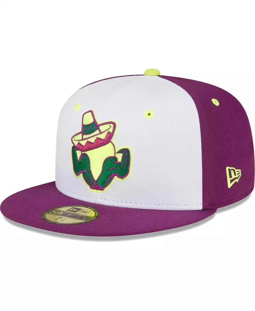 New Era Men's White Cedar Rapids Kernels Copa De La Diversion 59FIFTY Fitted Hat 1