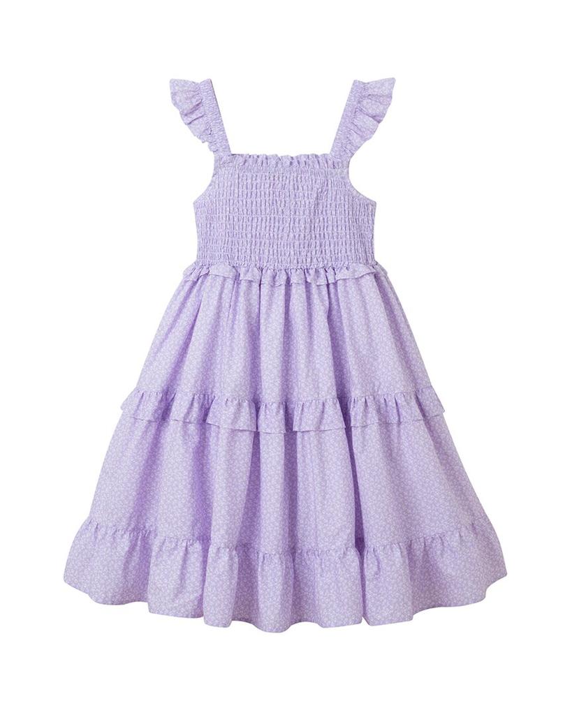 Andy & Evan Ditsy Floral Ruffle Tiered Dress