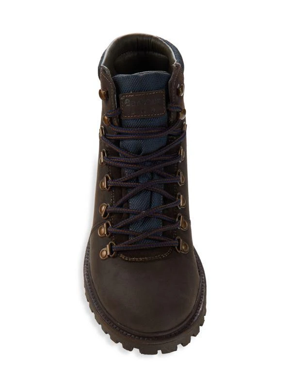 Barbour Quantock Commando Leather Combat Ankle Boots 5