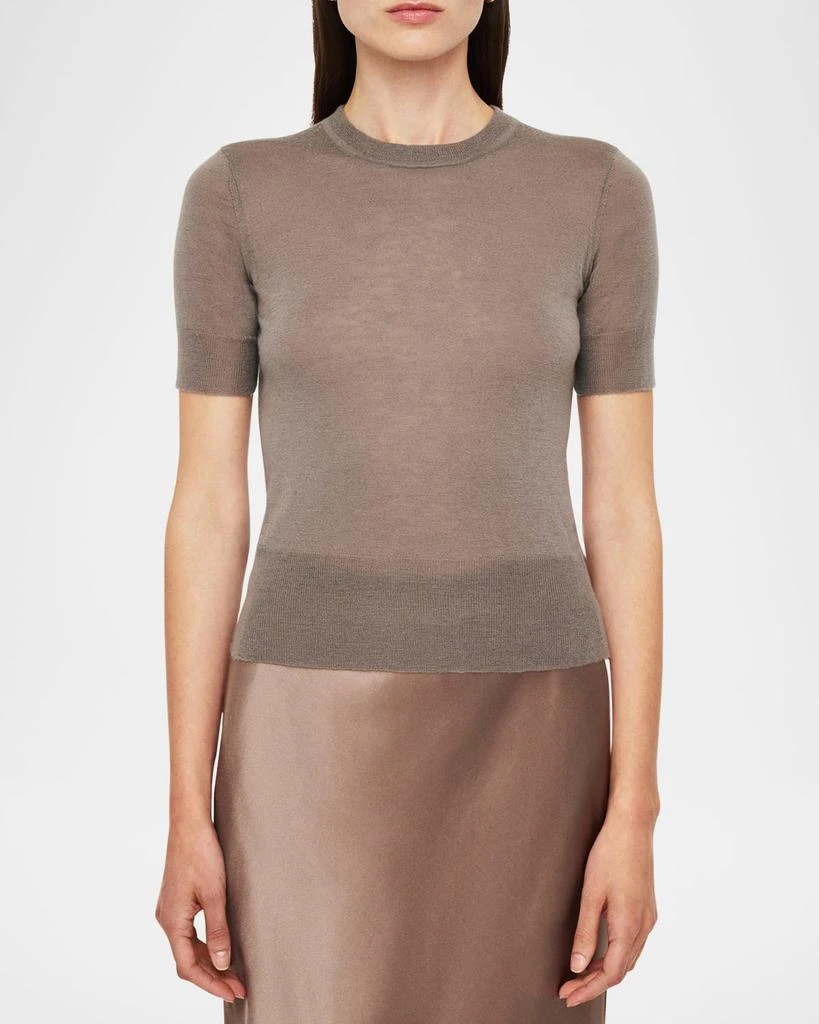 Joseph Cashair Semi-Sheer Cashmere Top 4