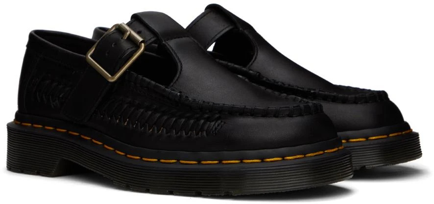 Dr. Martens Black Adrian T-Bar Leather Loafers 4