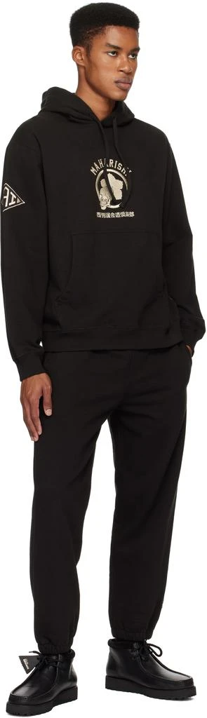 MAHARISHI Black Nishigawa Iaido Club Edition Kamon Hoodie 4