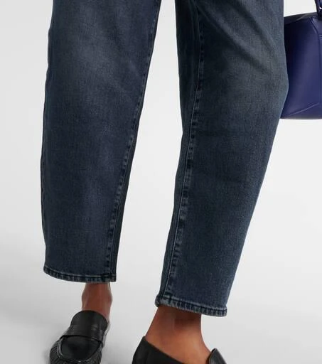 7 For All Mankind Jayne high-rise tapered jeans 5