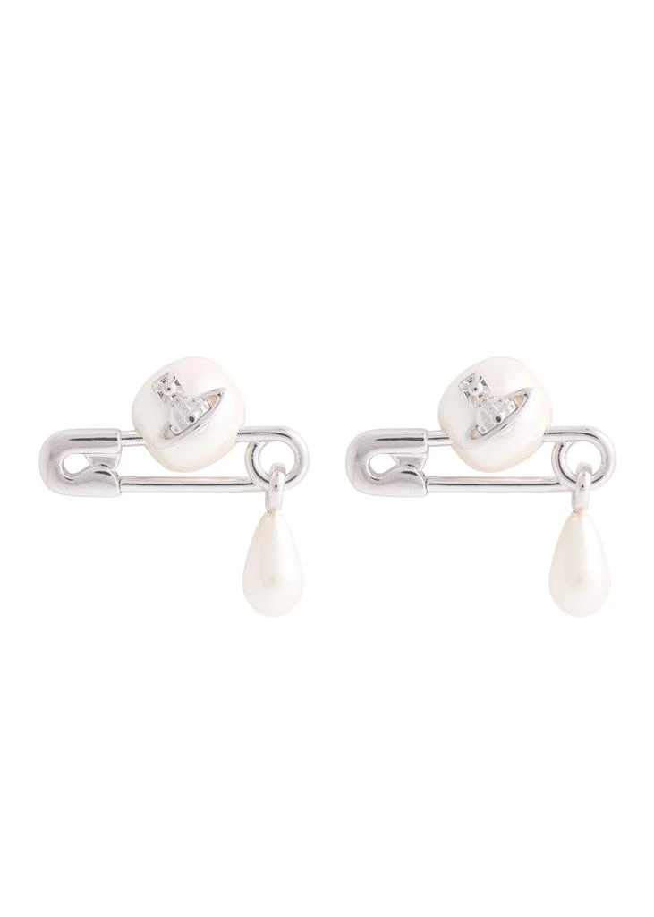 Vivienne Westwood Claude safety-pin stud earrings 1