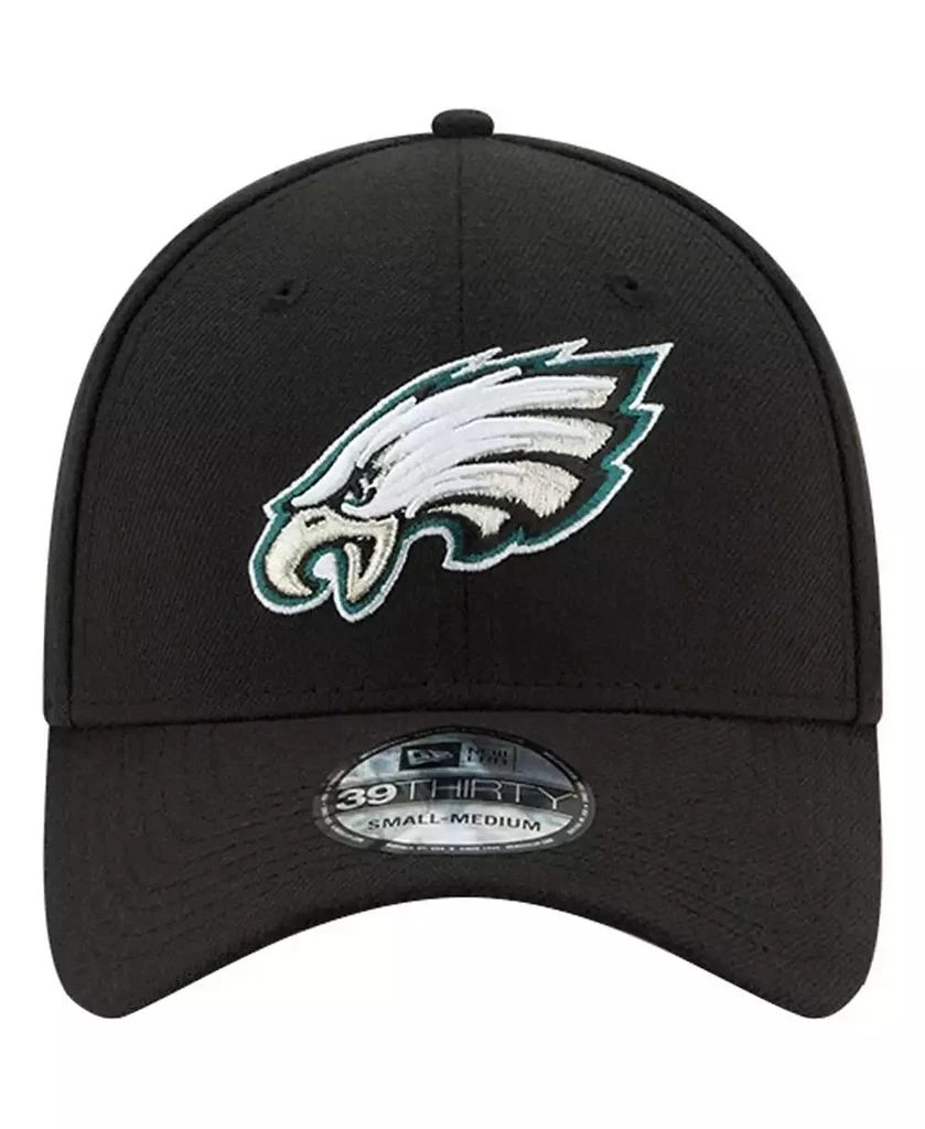New Era Men's Black Philadelphia Eagles 39THIRTY Fitted Hat 4
