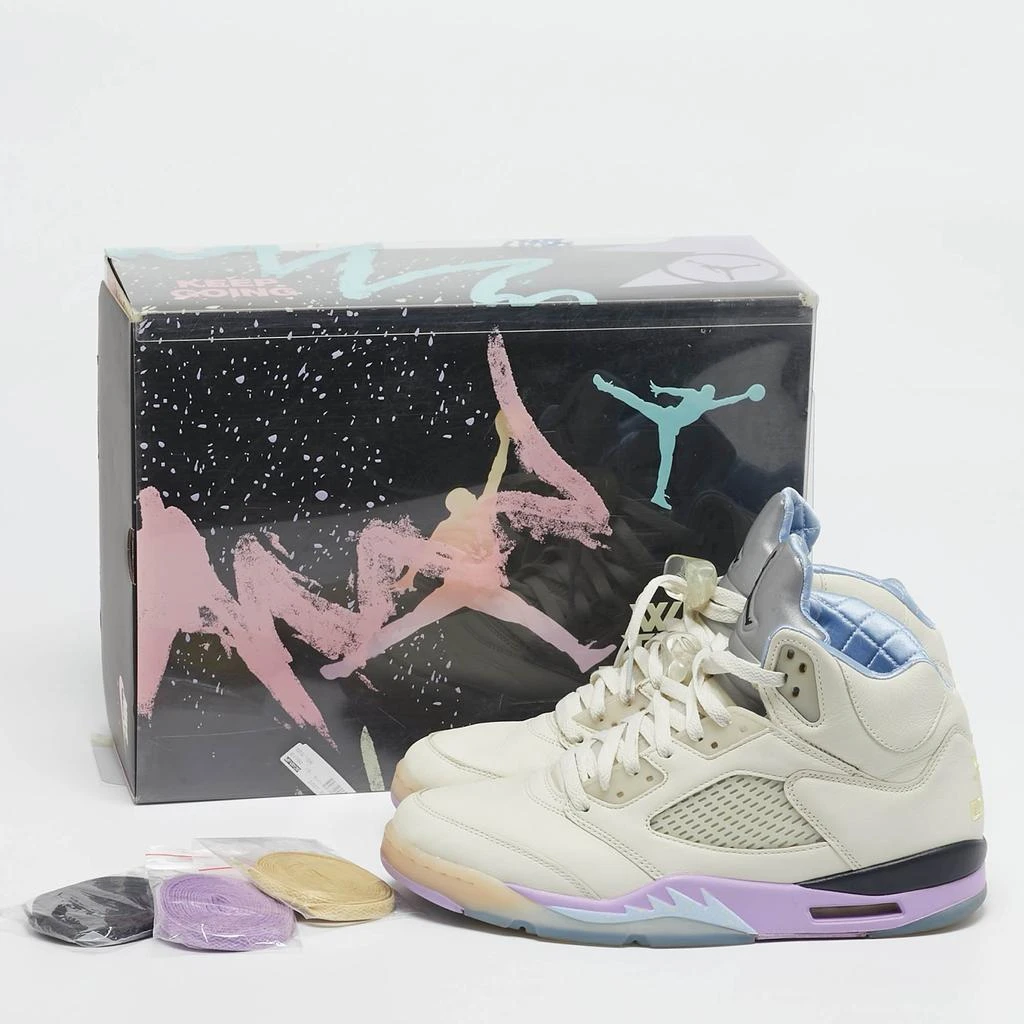 Jordan Jordan Cream Leather Jordan 5 Retro DJ Khaled We The Best Sail Sneakers Size 45 9