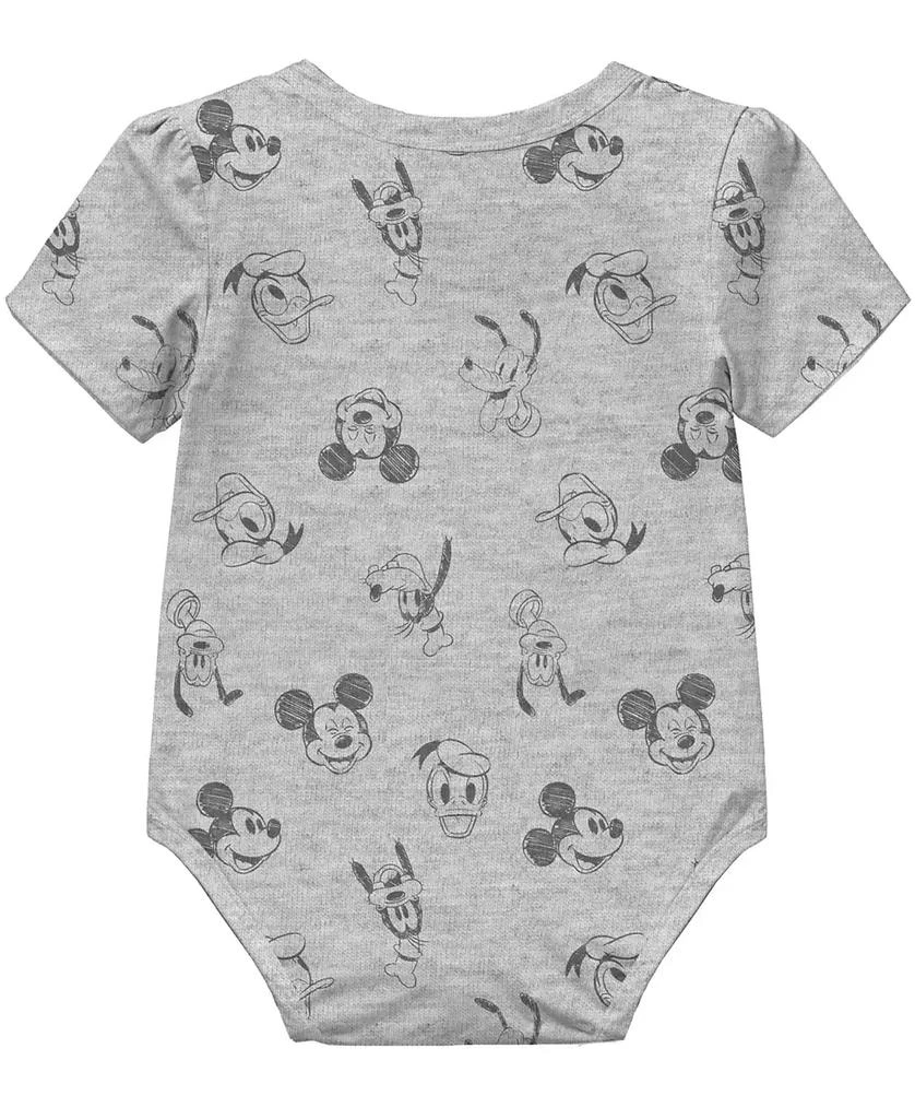 Disney Baby Boys 3-Pack Mickey Mouse Short Sleeve Bodysuit 5