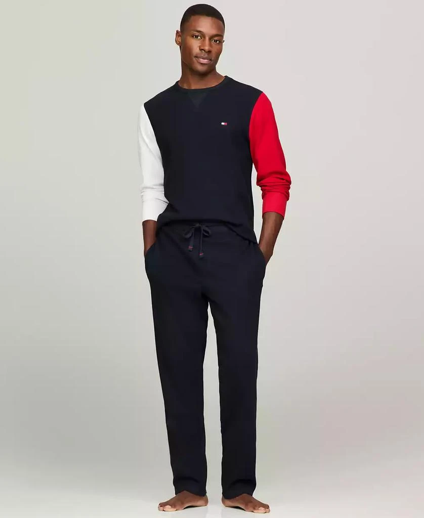 Tommy Hilfiger Men's Thermal Logo Long-Sleeve Pajama Shirt 3