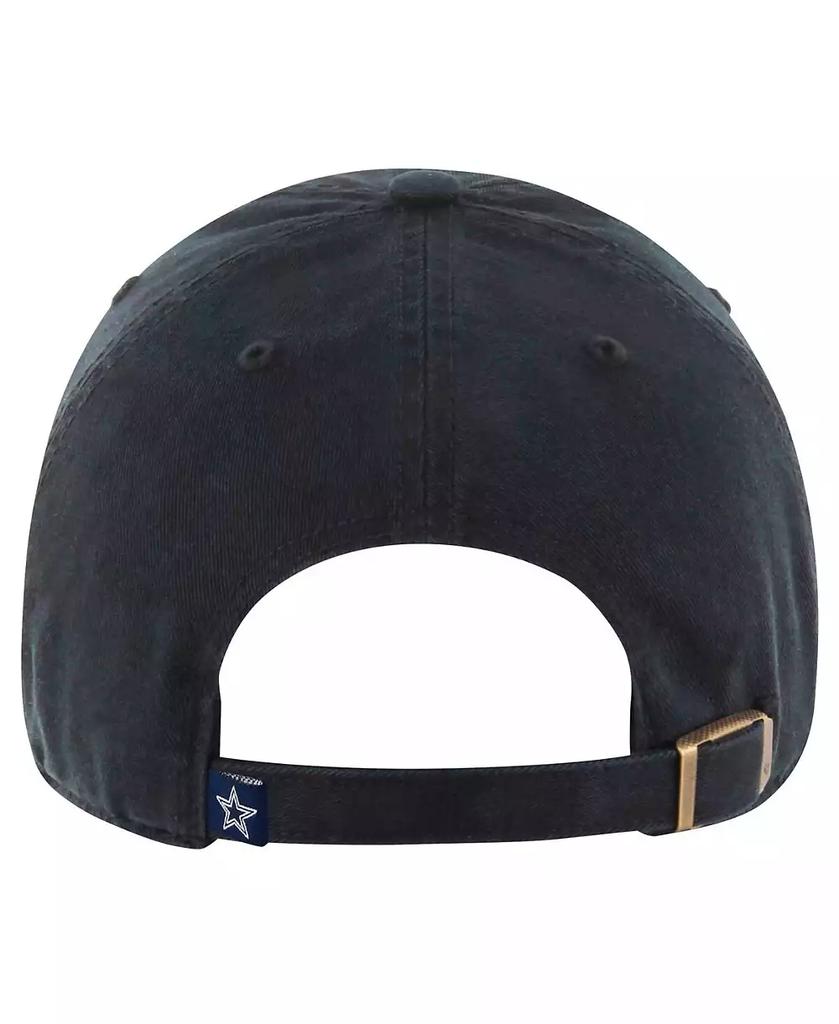 47 Brand Men's Black Dallas Cowboys Secondary Clean Up Adjustable Hat