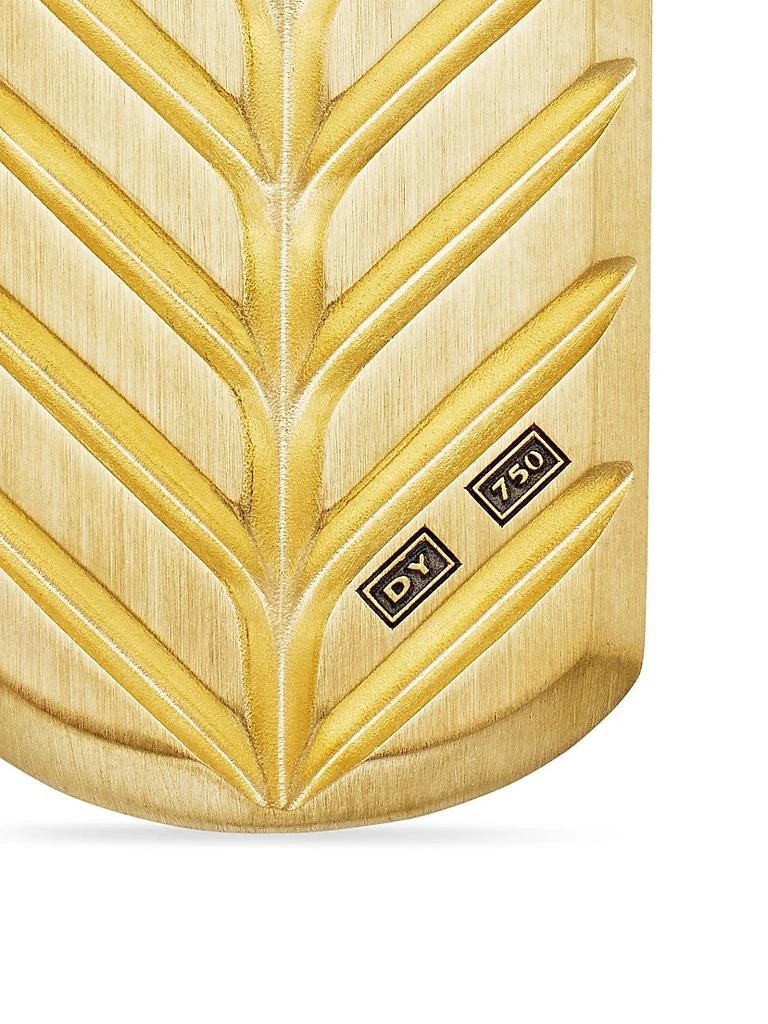 David Yurman Chevron Tag in 18K Yellow Gold 7