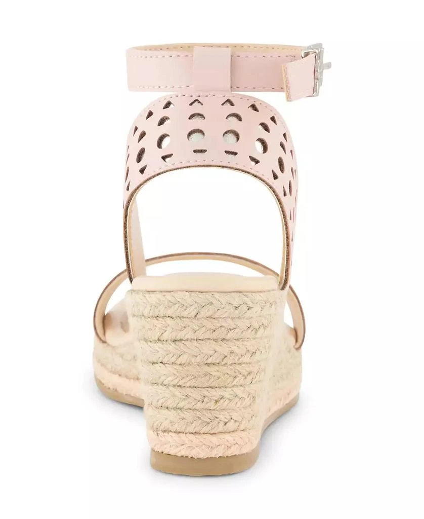 Jessica Simpson Little and Big Girls Asha Perf Jute Wedge Sandals 3