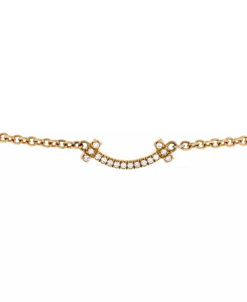 Pre-Owned Tiffany 
Co T Smile Chain Bracelet 4