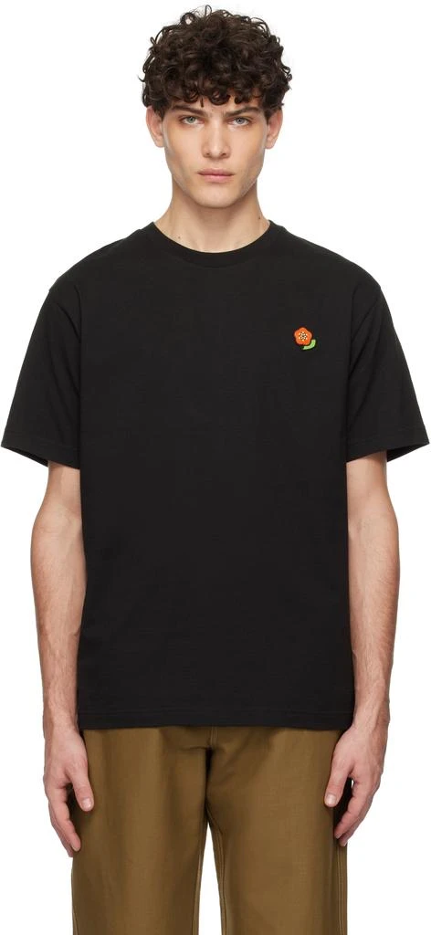 Kenzo Black Kenzo Paris Pop Embroidered T-shirt 1