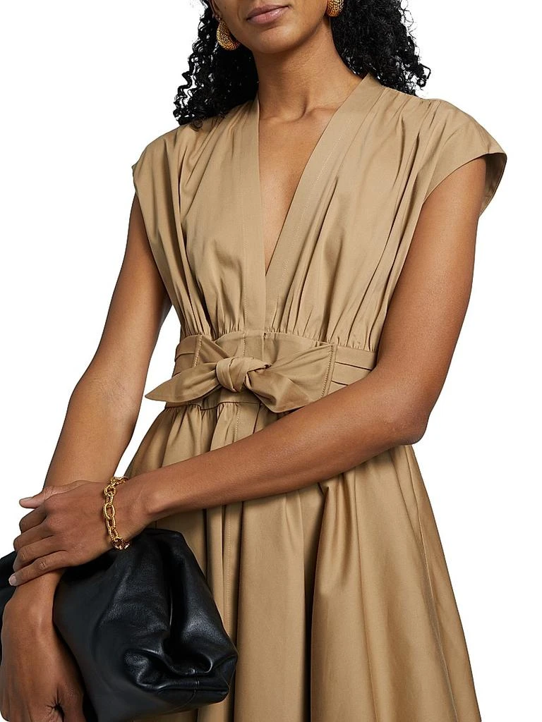Kobi Halperin Kiernan Cotton-Blend Tie-Waist Midi-Dress 6