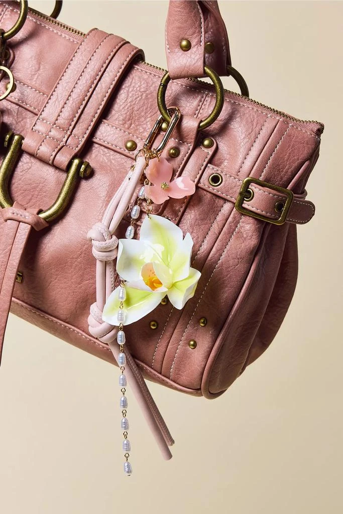 Urban Outfitters Orchid Bloom Dangling Keychain