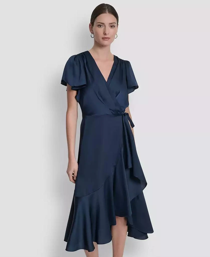 asymmetrical design dress Black High Low Dress| Black Sleeveless Dress