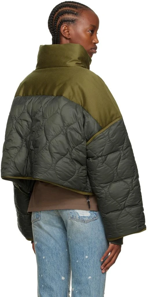 AMIRI Green Quilted Puffer Down Jacket 3