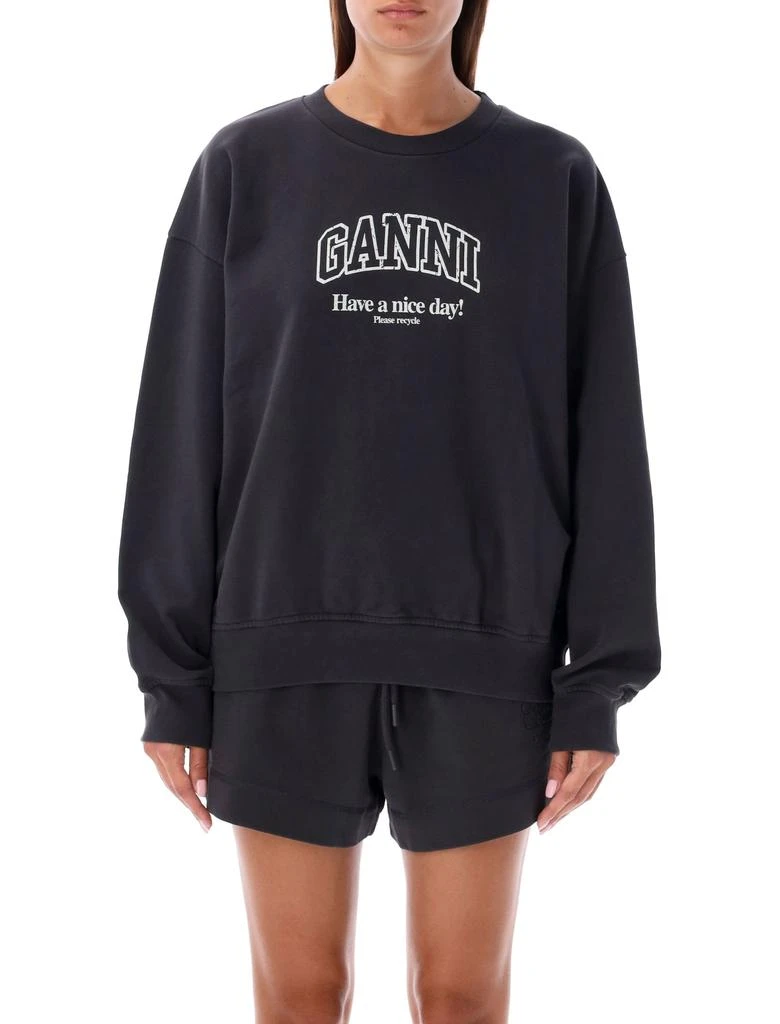 Ganni Oversized Sweatshirt 1