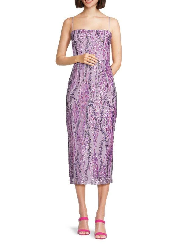 open lace back dress Sequin Lace Peplum Tulle Dress  BCBGMAXAZRIA