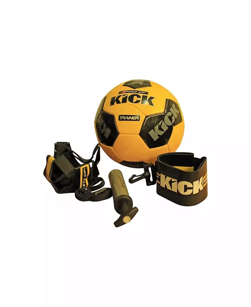 Amber Sports Amber Fight Gear Soccer Football Kick Throw Solo Trainer Practice Training Aide with Adjustable Waist Belt - Fits Ball Size 3, 4, and 5 2