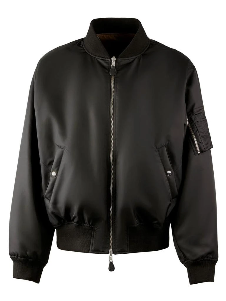 hogan REVERSIBLE BLACK/GREEN BOMBER JACKET 1