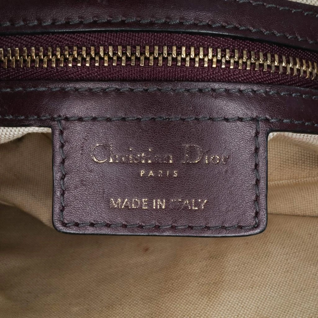 Dior Dior Red Oblique Canvas Saddle Bag 8