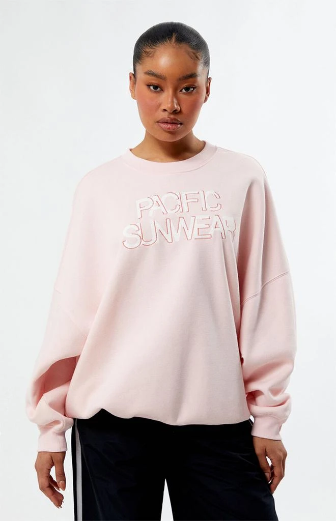 PacSun Pacific Sunwear Zip Zag Crew Neck Sweatshirt 1