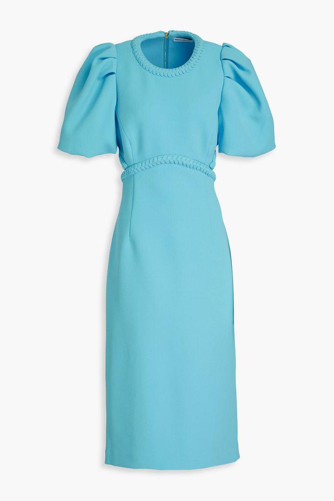 REBECCA VALLANCE Michelle cutout crepe midi dress